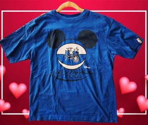 SUPER RARE UNK NBA Orlando Magic Disney Mickey T Shirt Womens L 2009 The Finals 