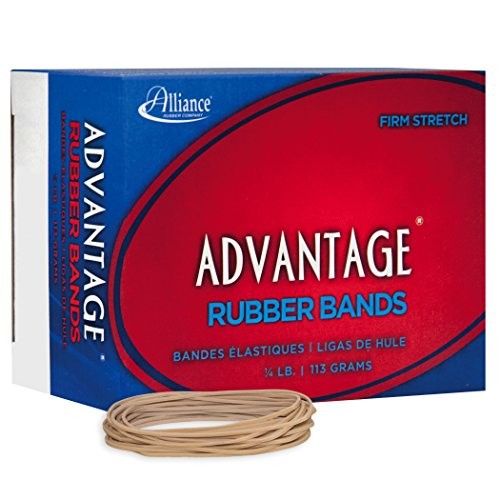 Alliance Rubber 26199 1/4 Pound 3 1/2 x 1/16 Inches Beige Rubber Bands