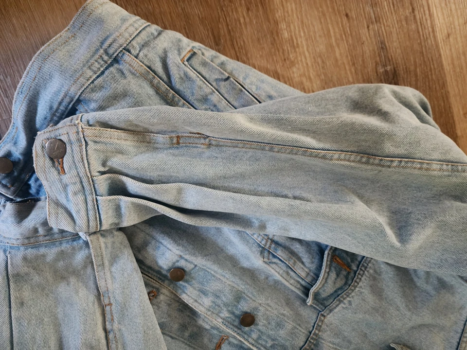 Vintage Orange County Choppers Denim Jean Jacket Mens Size M Embroidered - Image 4 of 4