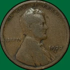 1922-D Lincoln Wheat Cent Very Good VG Coin #34863