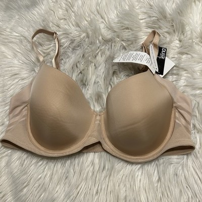Felina 38C Bra Tan Marvelous Side Smoothing T-Shirt Underwire 245033 NEW