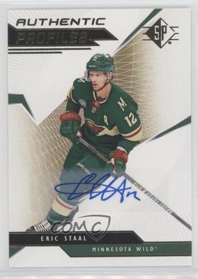 2018-19 SP Authentic Profiles Signatures Eric Staal #AP-ES Auto 15ok