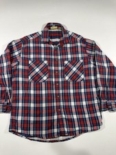 Vintage Flannel St Johns Bay Big Mac Size XL 80s Heavy Cotton Plaid Made in USA