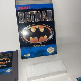 sigillo ovale Batman Il Videogioco completo di scatola nintendo nes factory poster come nuovo
