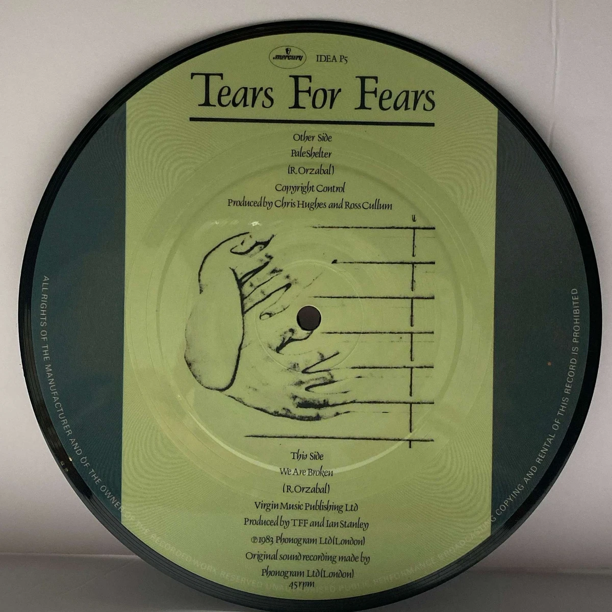 Tears for Fears 限定版 7”レコード Tears for Fears 7