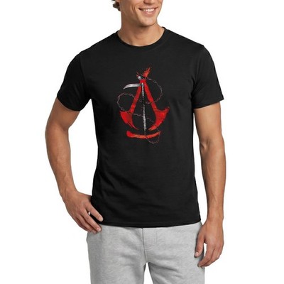 Assassin's Creed Shadows Rotes Logo Männer T-Shirt