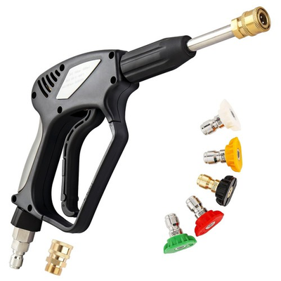 #ad Short Pressure Washer Gun with Swivel5000 PSI Max 3 8quot; Plug amp; 1 4quot; Quick Co... $57.81