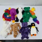 Vintage TY Beanie Buddies Lot of 9 with Tags 90s 2000s Plush Toy Collectible