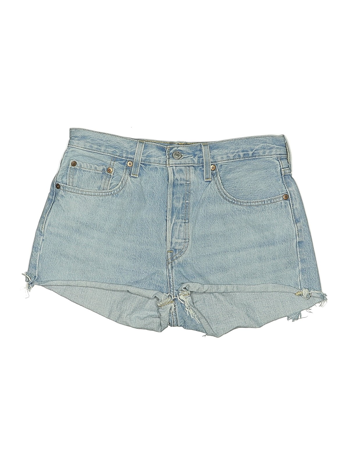 Levi's Women Blue Denim Shorts 28W