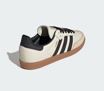 Adidas Sambae W Sneakers JR1437 White Black Gum Women's 6