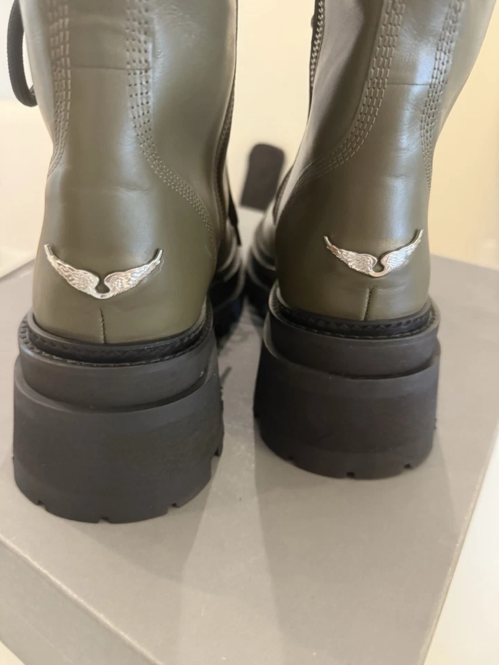 Botas de combate femininas Zadig & Voltaire - Imagem 3 de 4