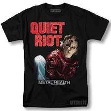 Quiet Riot Shirt Rock Concert Merch Tour Vntg Graphic Design T-Shirt