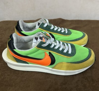 Sacai X Nike LDWaffle 'Green Gusto' Men's Shoes size