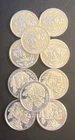 10 - 1 Gram .999 Fine Silver Lot - Buffalo Nickel