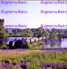 6x6 Dia + pilnik Reichsbahn 99 1791 Pociąg Radeburg-Radebeul O Dippelsdorfer Damm Fr 2