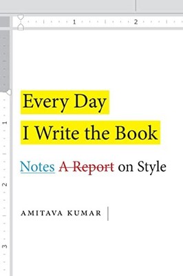 Every Day I Write the Book: Notes on Style Amitava Kumar New Boo
