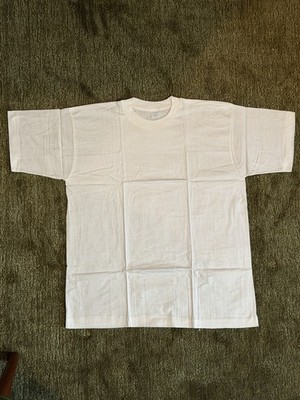 Vintage 1980s/90s Italian Single Stitch Deadstock Blank White Tee T-Shirt