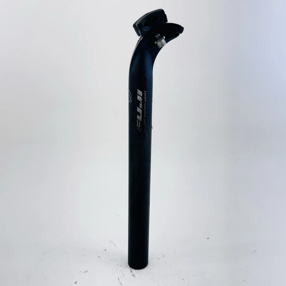 Tija de sillín vintage Fuji 27,2 componente de aleación 310 mm tija de sillín larga alta negra A21 Foto 4 de 4