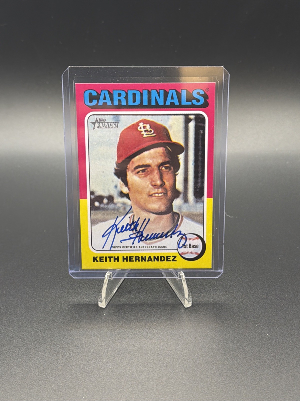 2024 Topps Heritage - Real One Autographs Keith Hernandez #ROA-KH (AU)