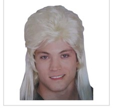 Rubies Mullet Wig Blonde Adult Costume, Theatrical, Glamour Hillbilly 70s 80s
