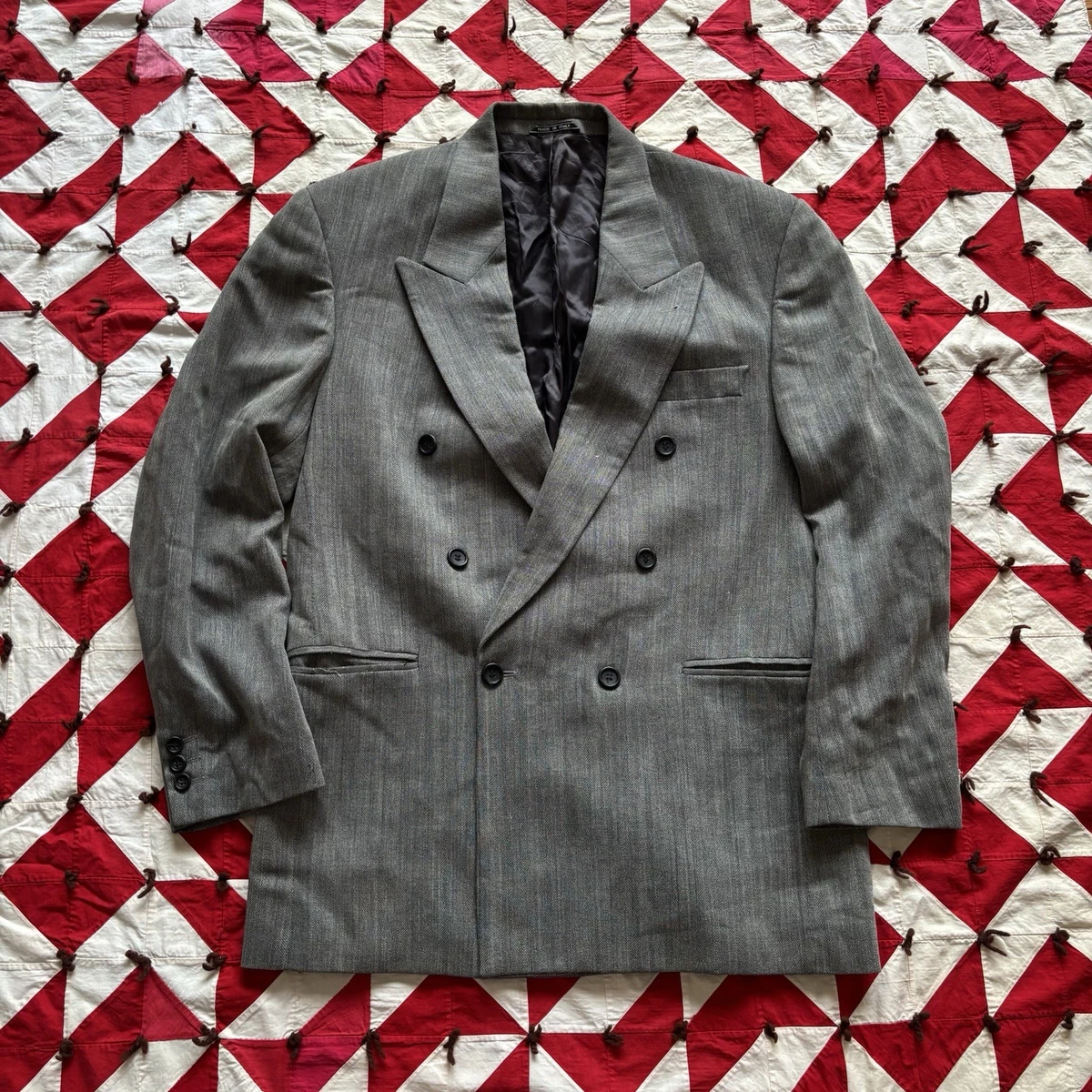 Vintage Double Breasted Suit In Men's Vintage Suit Jackets