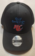 RC Cola baseball hat New Era 9FORTY Black adjustable new promo item Super rare