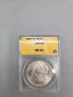 1884 O Morgan Silver Dollar ANACS MS-62