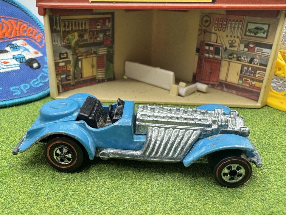 1973 Hot Wheels Redline Sweet 16 Enamel Light Blue Shell Promotion Redlines HK - Image 4 of 4