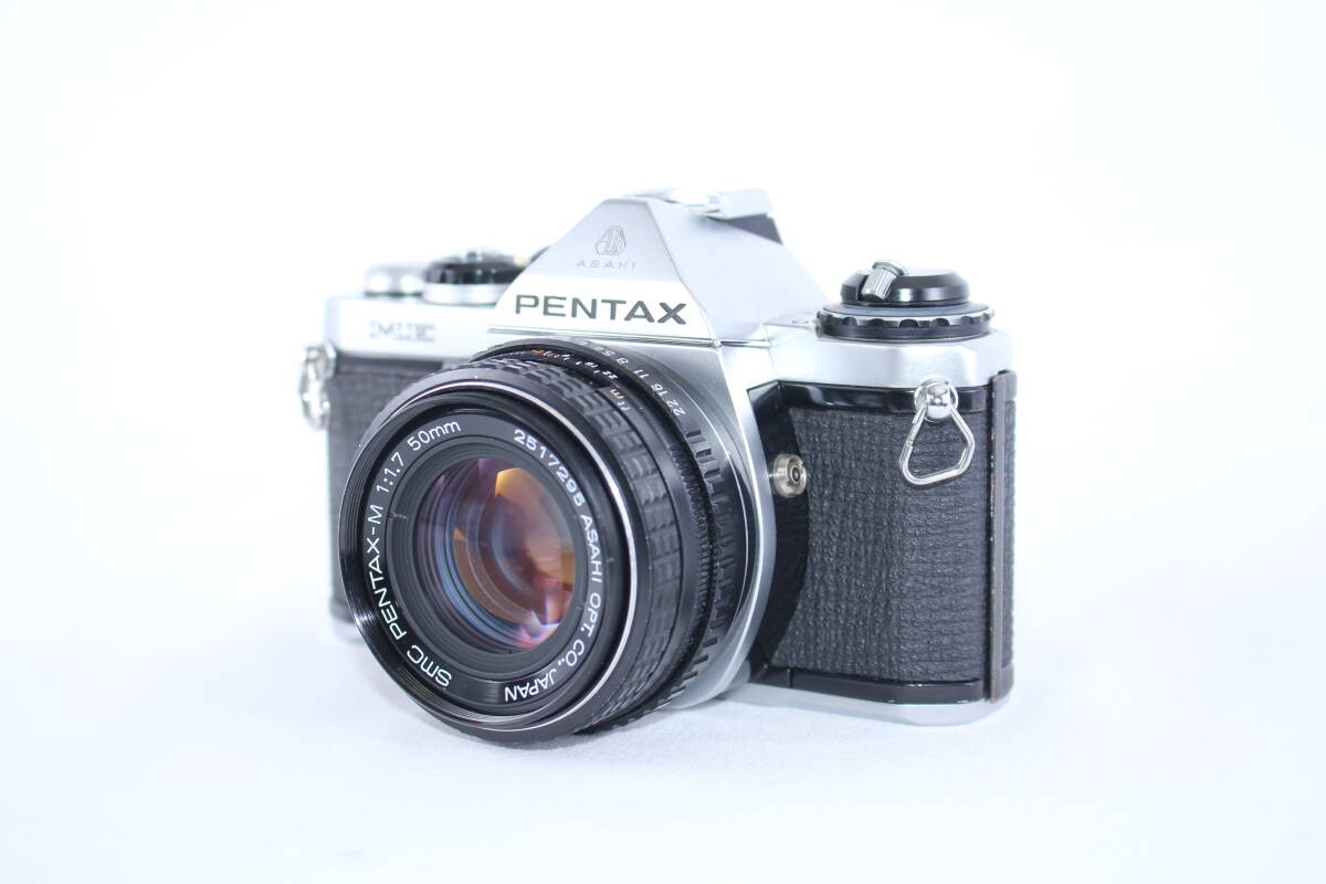 【完動品】PENTAX ME + SMC PENTAX-M 1:1.7 50mm Pentax Me Smc Pentax-M 50Mm F1.7 Exposure Meter Shutter Full