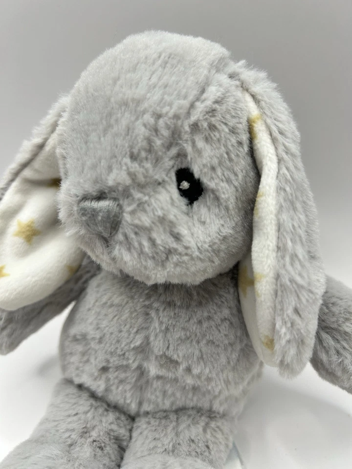 Cloud B Gris Hugginz Conejo Tirar Cuerda 8" Musical Peluche Estrellas *VER VIDEO* Foto 4 de 4