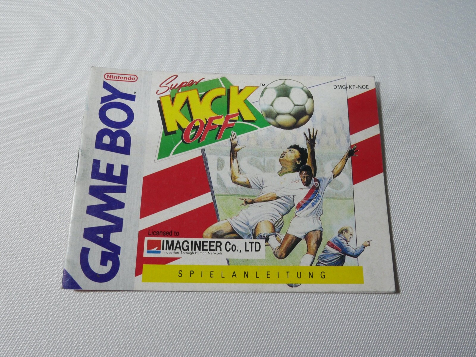 Notice Super Kick Off Nintendo Game Boy NOE