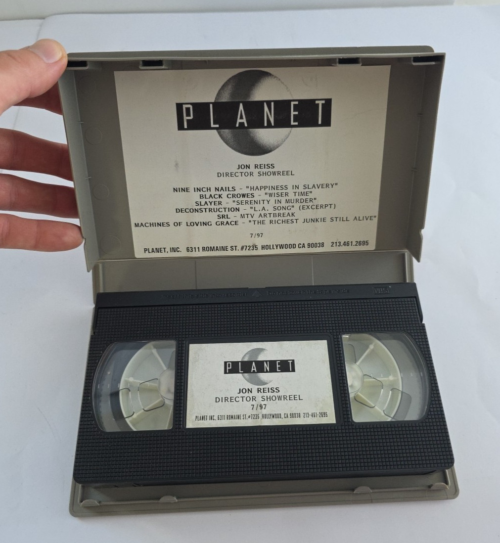 Jon Reiss Director Showreel 7/97 feat. Nine Inch Nails Happiness In Slavery RARE