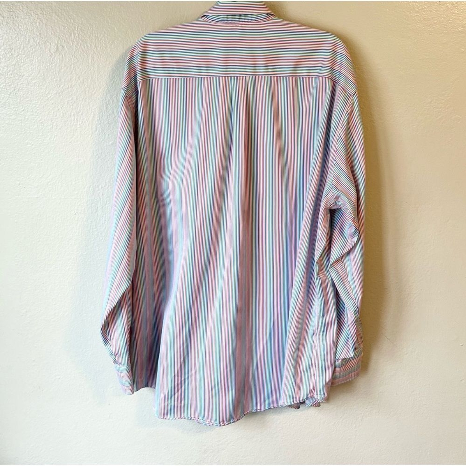 Peter Millar Multi Colored Striped Button Down Na… - image 2