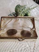 Antique Clip On Sunglasses Gold Filled 1940's