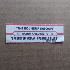 BOBBY GOLDSBORO The Roundup Saloon JUKEBOX STRIP Record 45 rpm 7