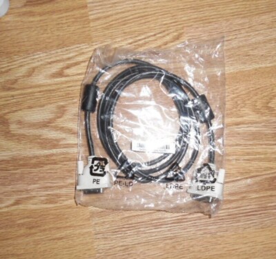 New Dell 5K054 DVI-D Single Link Video Cable M/M 18 pin 6'
