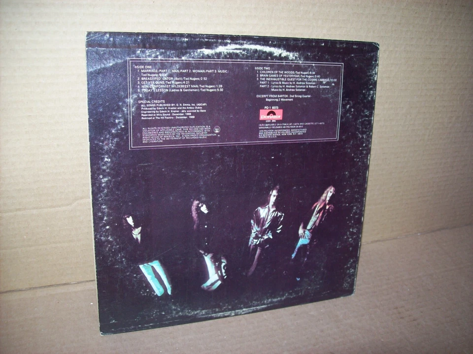 Ted Nugent & the Amboy Dukes Marriage on the Rocks Vinyl LP record Polydor NM - Image 2 of 4