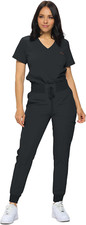 Stretchy Scrubs Women'S Jogger Scrub Set in Regular and Petite Jogger Scrubs wit