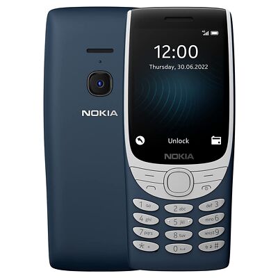 Nokia 8210 4G Unlocked- Dual SIM New Design Colour Screen Camera Radio Bluetooth