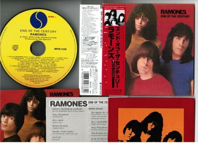 Ramones End Of The Century Japan Made Mini Lp Cd 18 Tracks Wpcr For Sale Online Ebay