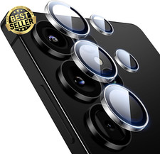 Samsung Galaxy S25 Ultra Camera Lens Protector, Clear, Scratch-Resistant Tempere