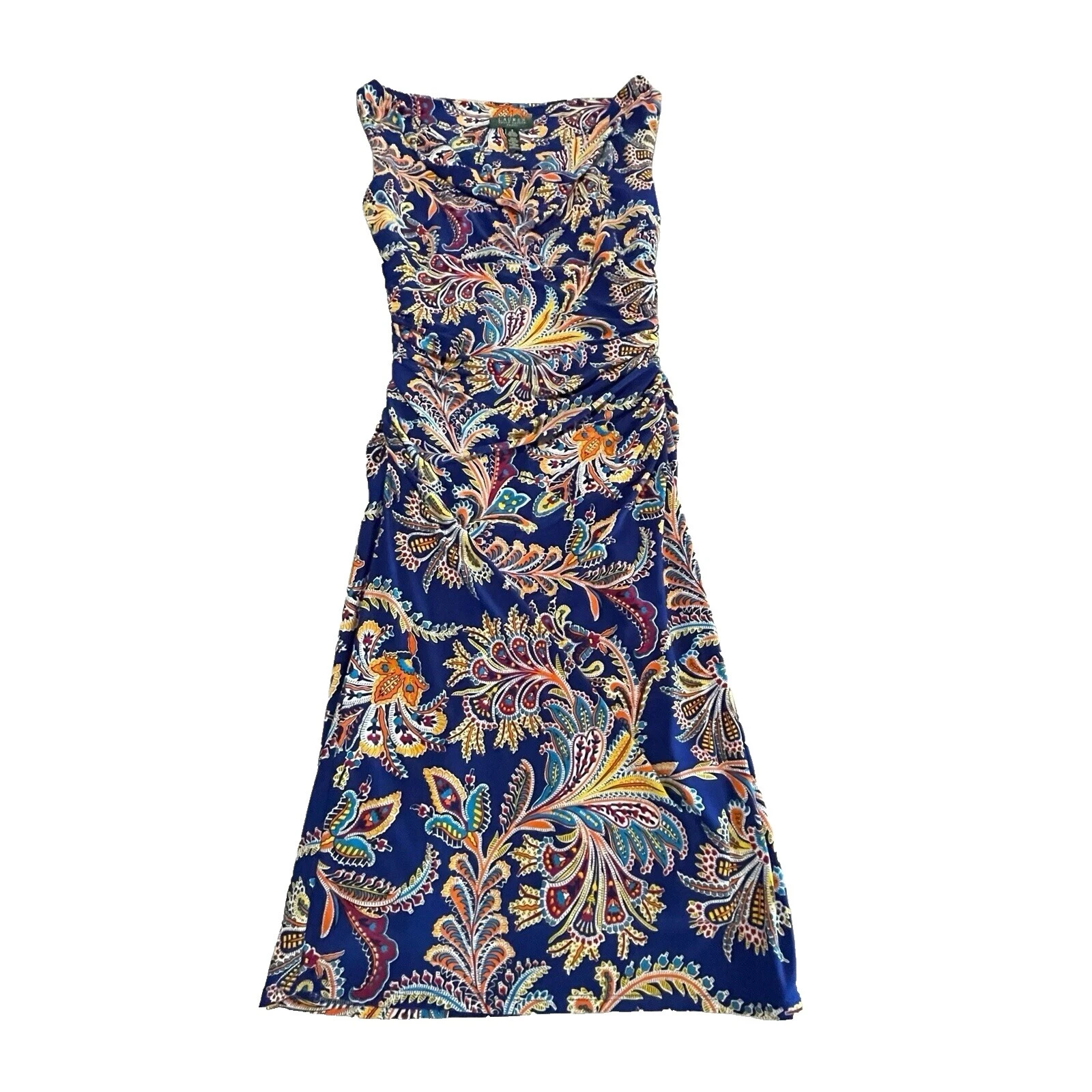 Vestidos de Tubo Paisley Ralph Lauren Poliéster para Mujeres