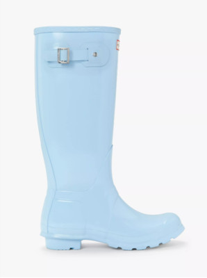 Hunter Gummistiefel hell neuwertig Original groß Gummi türkis Gr. 4 5 6 7 8