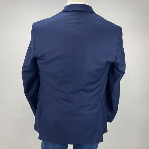 Peter Millar Sport Coat Mens 42R Navy Blue Wool Blazer Suit Jacket 2 Button - Picture 6 of 17