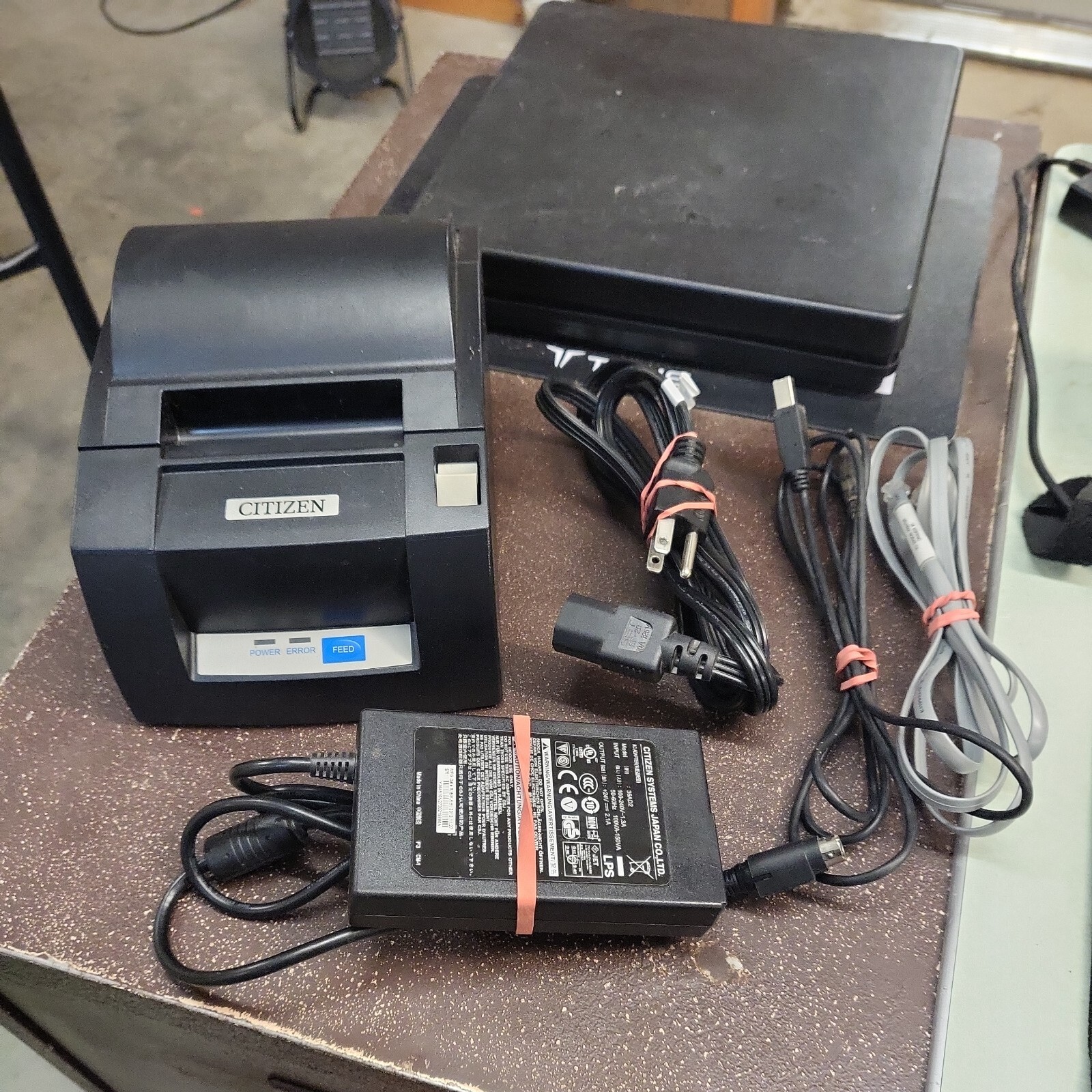 Citizen CTS310A Thermal POS Receipt Printer USB, all necessary wiring