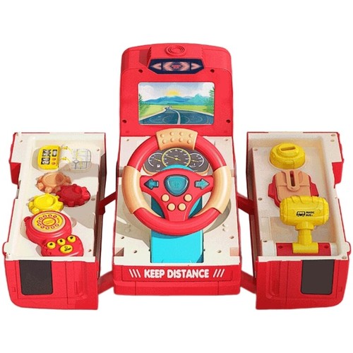 Electric Toy Music Light Driving Transforming Bus Toy for Kids - Picture 3 of 10