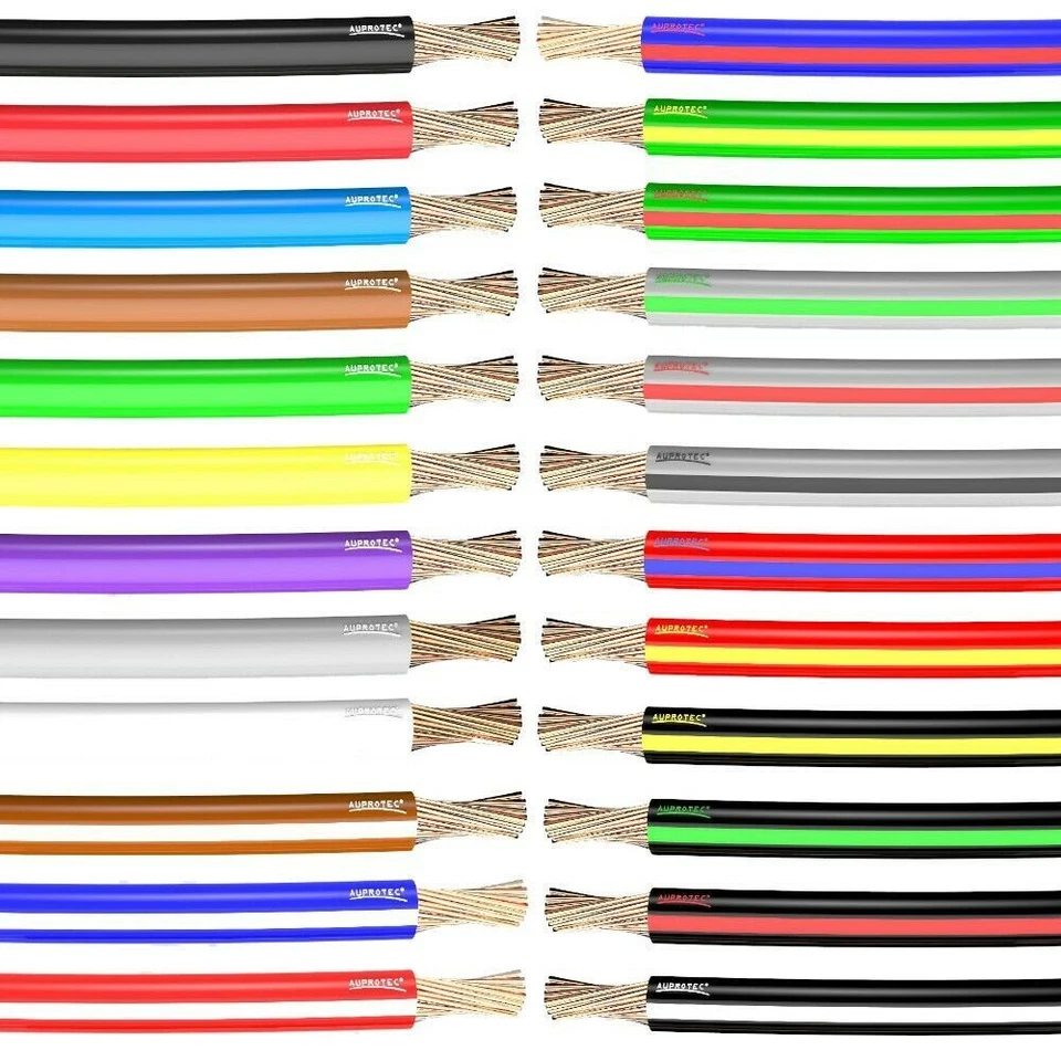 AUPROTEC Fahrzeugleitung Auto Kabel Kfz Litze Fahrzeugkabel 0,75mm² - 50mm² - Bild 2 von 4
