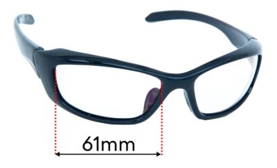 SFx Replacement Sunglass Lenses fits Blue V    - 61mm Wide