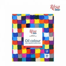 Rosa Studio Oil Paint Set 18 colors (0.68 oz each)