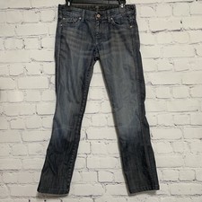 7 For All Mankind Women’s Jeans 27 Black Boot Cut High Rise